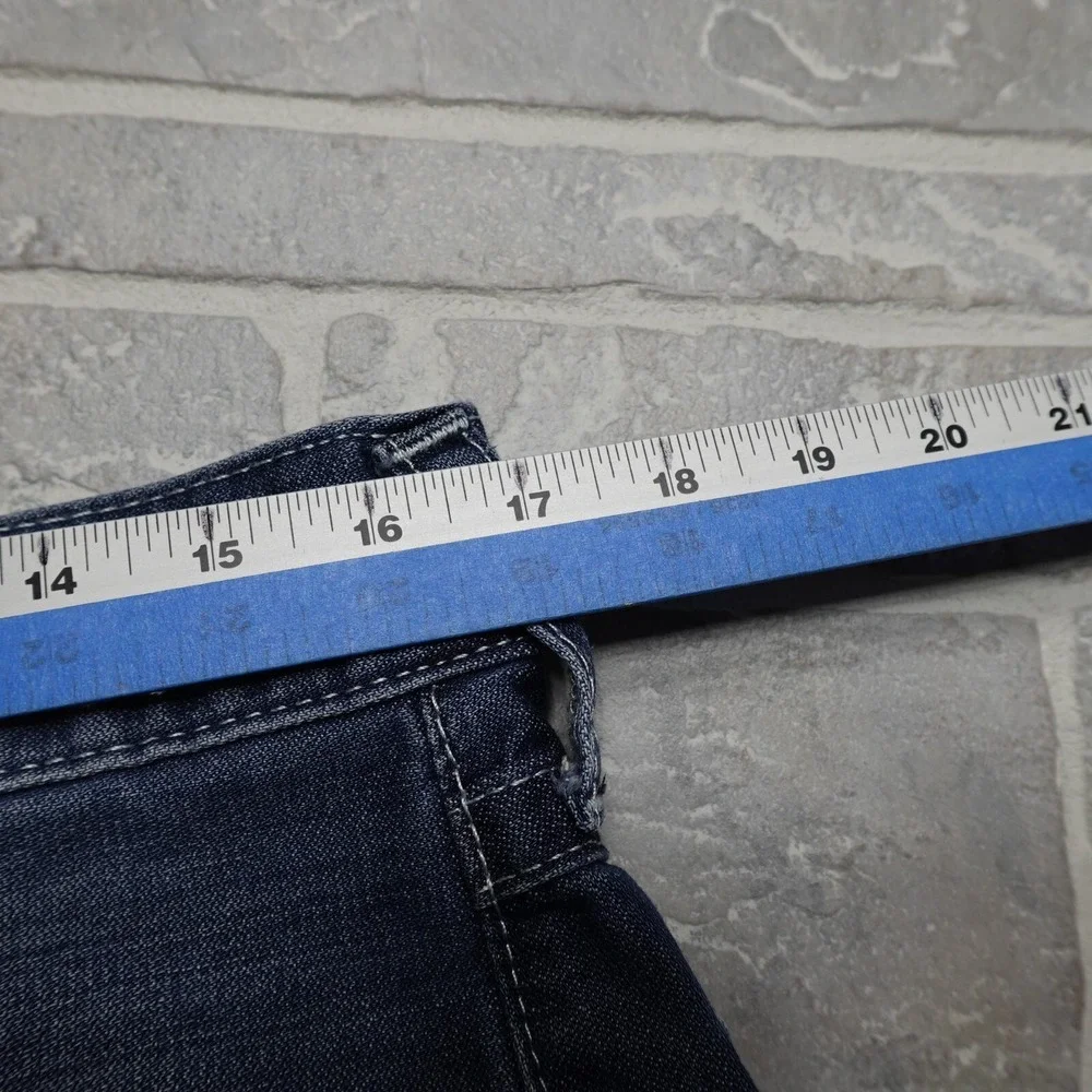 True Religion Jeans Size 33 Section Slim Western‎ Flap Pockets Blue Denim Pants